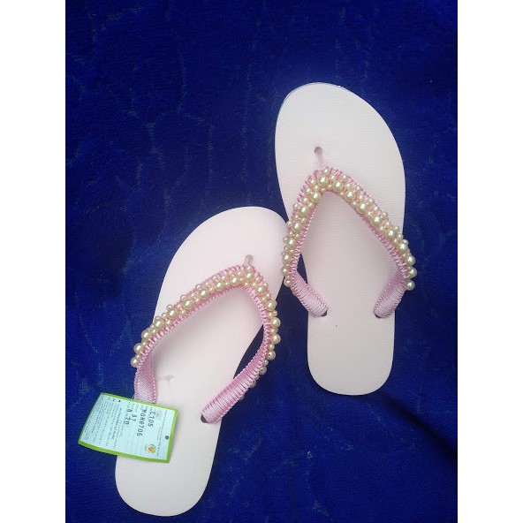 Dép handmade đính hột