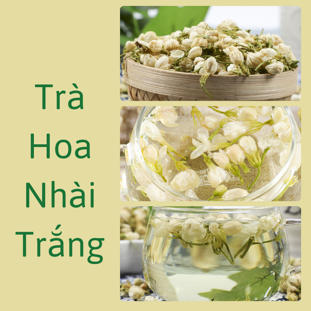 Hoa nhài trắng - trà hoa nhài sấy lạnh (20, 50gr)