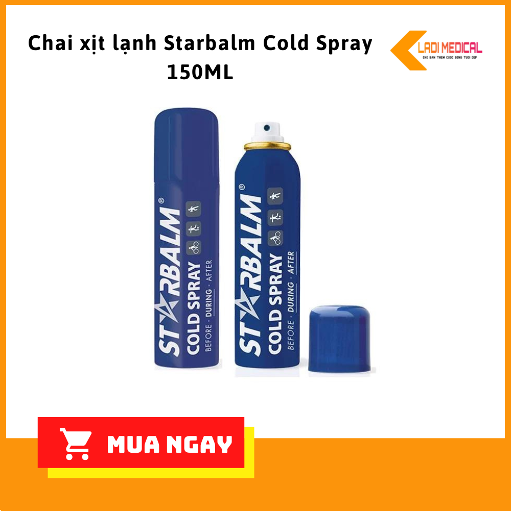 Chai xịt lạnh Starbalm Cold Spray 150ML