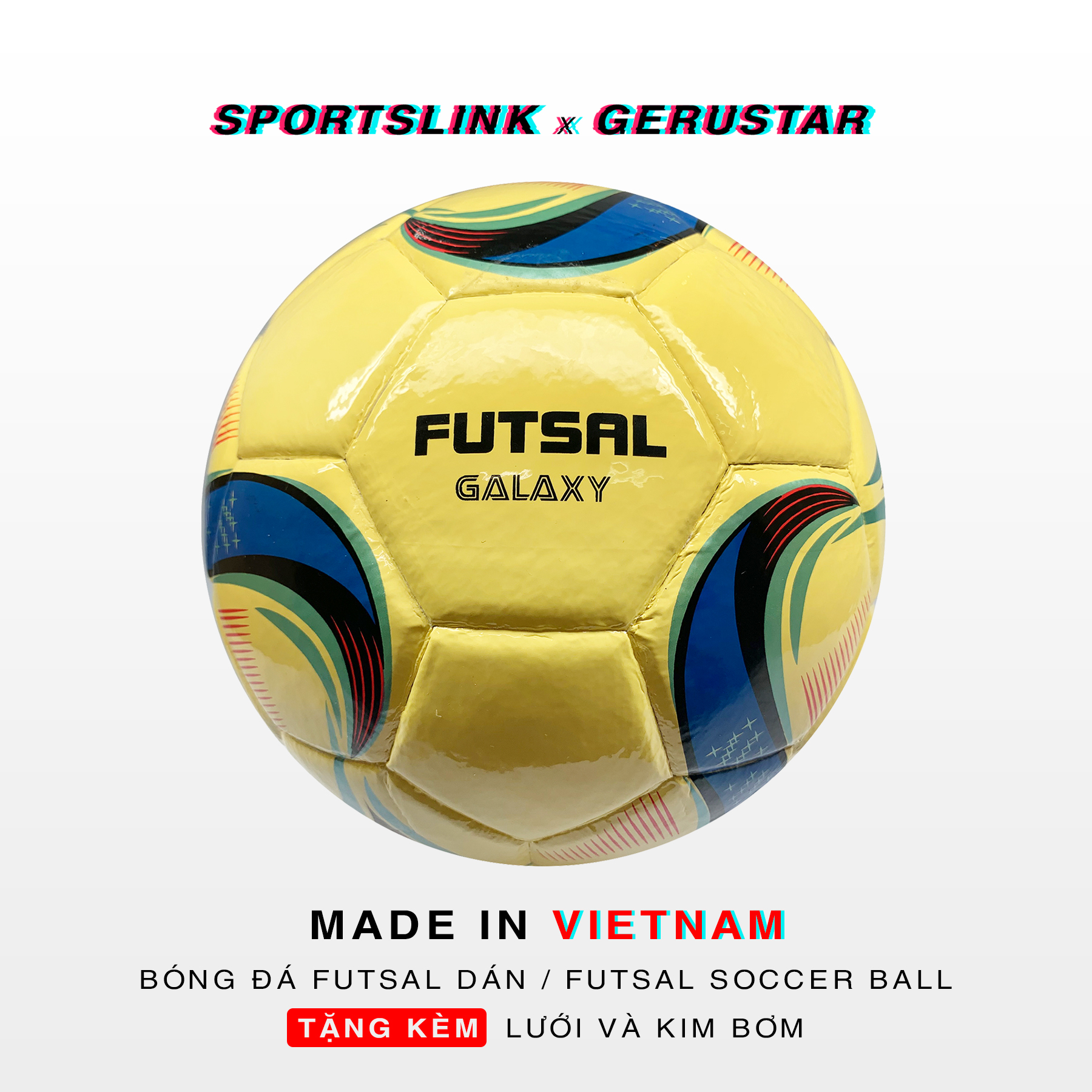 Bóng đá Futsal Gerustar Futsal Galaxy - Dán