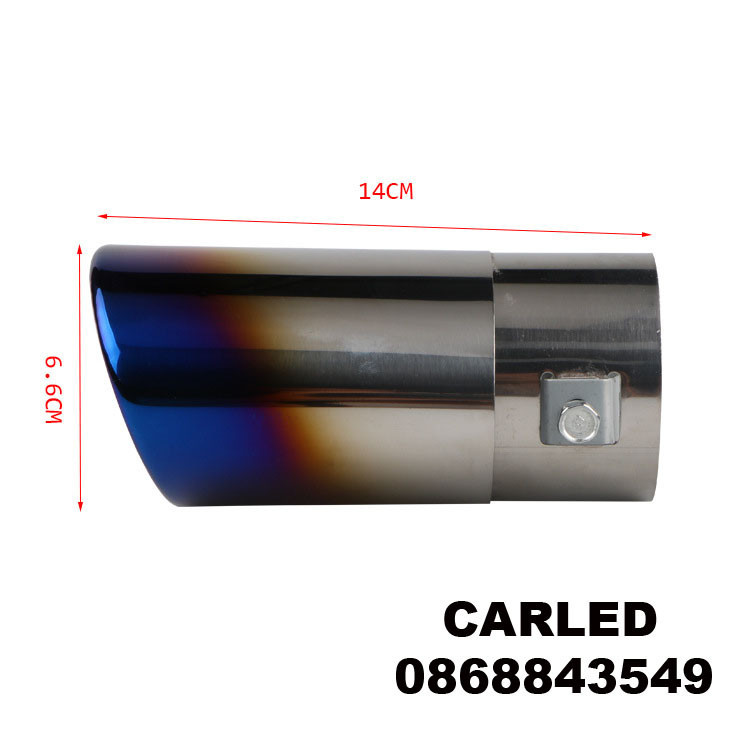 [HCM]Ống xả Pô xe ô tô elips dài 15cm
