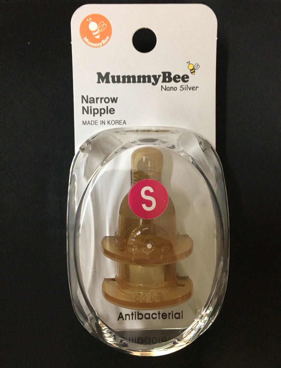 Núm ty (núm vú) cổ thường Mummybee Nano Silver