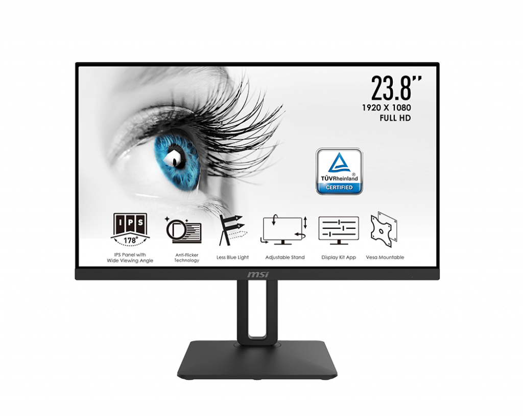 >> TRA GIÁ MÀN HÌNH MÁY TÍNH MSI PRO MP242 23.8INCH FHD IPS 75HZ 5MS | Shopee Lazada Sendo Tiki mới nhất 8 Màn hình máy tính MSI Pro MP242 23,8 inch Full HD 16:9 IPS - Hàng Chính Hãng