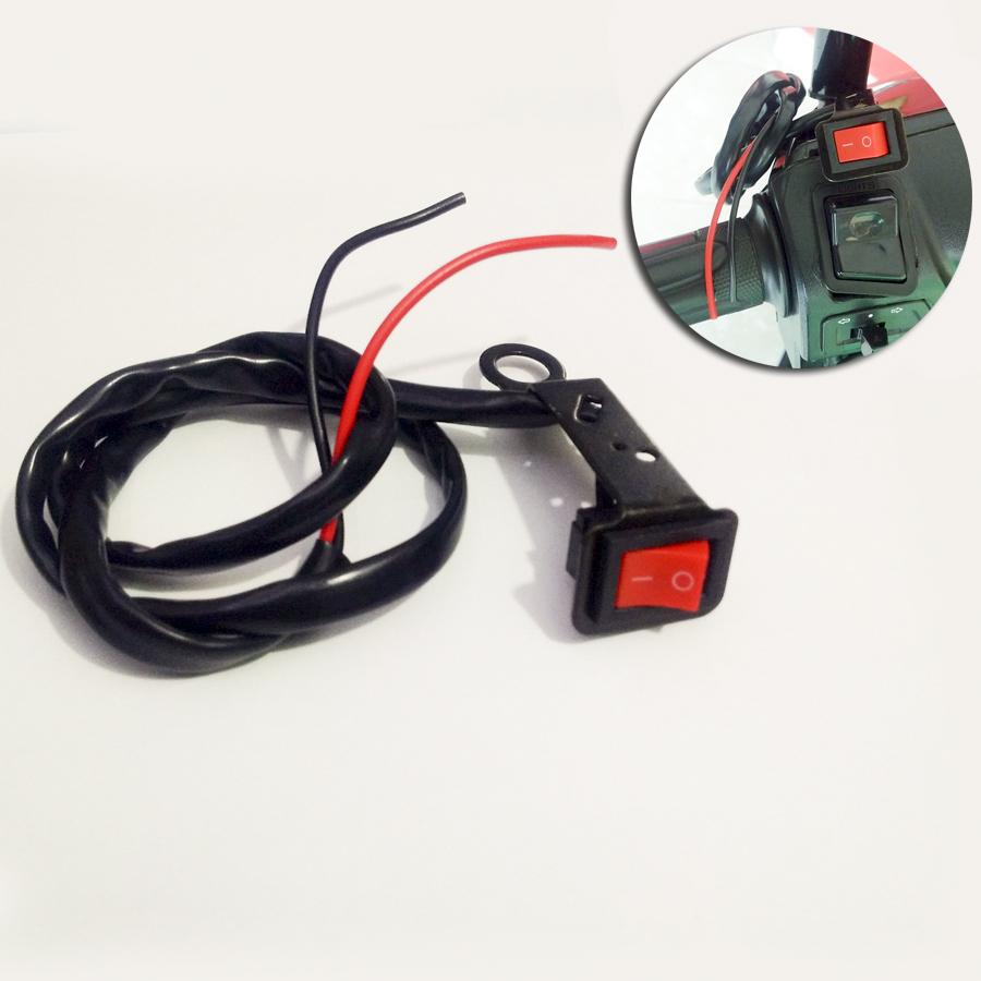 Công tắc ON OFF Gắn chân kính hậu xe máy NK017