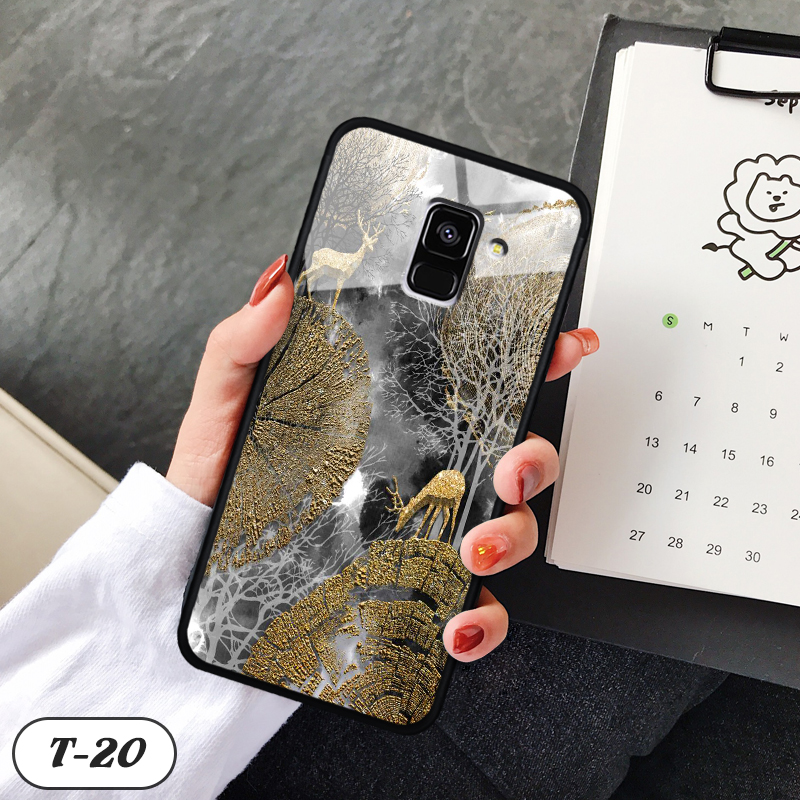 Ốp kính 3D Samsung Galaxy A8 PLUS 2018