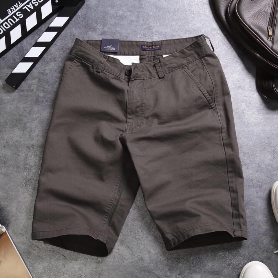 [HCM]QUẦN SHORT NAM CAO CẤP MÀU NÂU DA BÒ