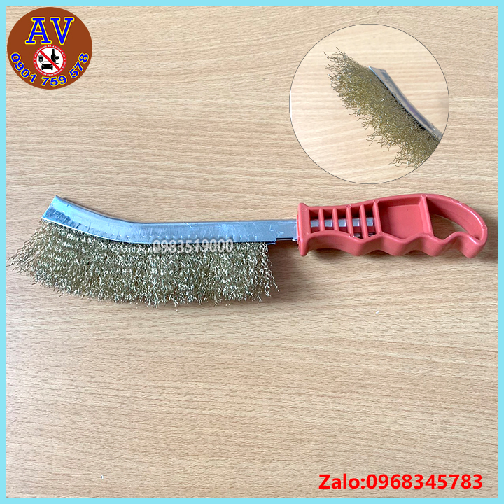 Bàn chải đánh rỉ sắt cán đỏ