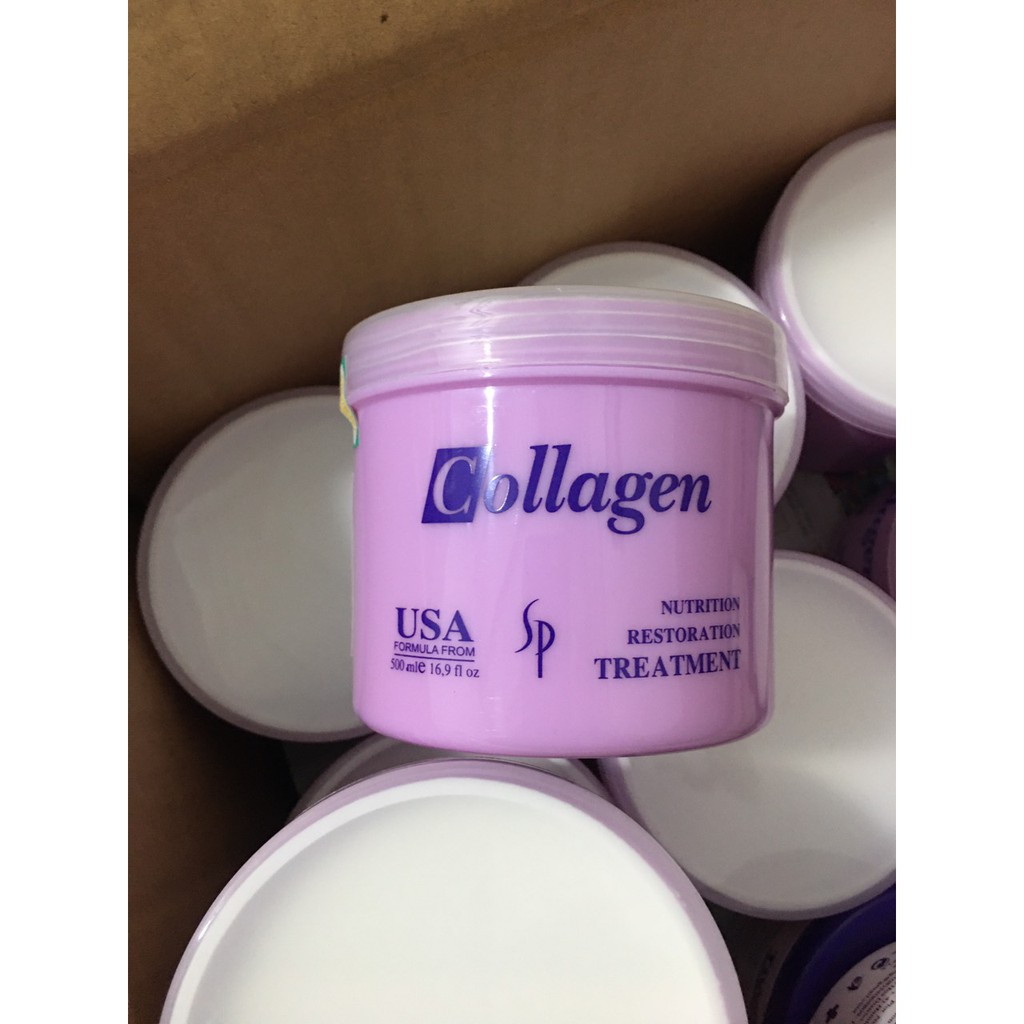 Hấp dầu phục hồi tiwan Collagen sp 500 ml