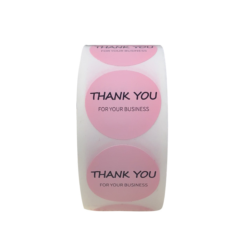 Set 500 tem dán THANK YOU - UniLabel