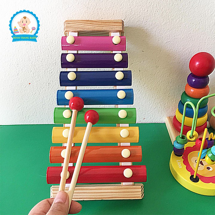 Combo 6 món đồ chơi gỗ cho bé phát triển trí tuệ
