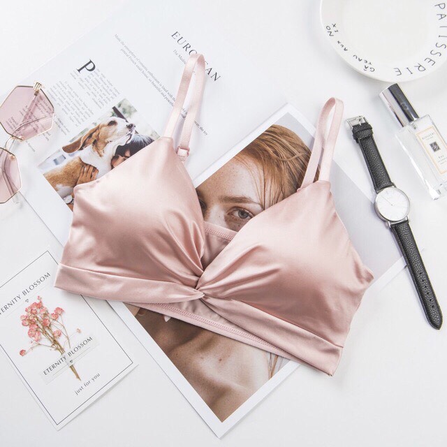 Bra Lụa Phi Bóng Hình Nơ Sang Chảnh 265 [BraStore]