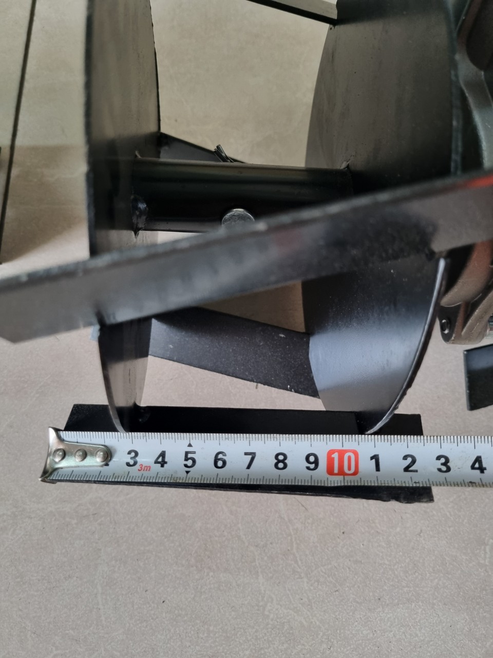 Đầu xới đất lắp máy cắt cỏ - Bánh chéo trục 28, 9 khía