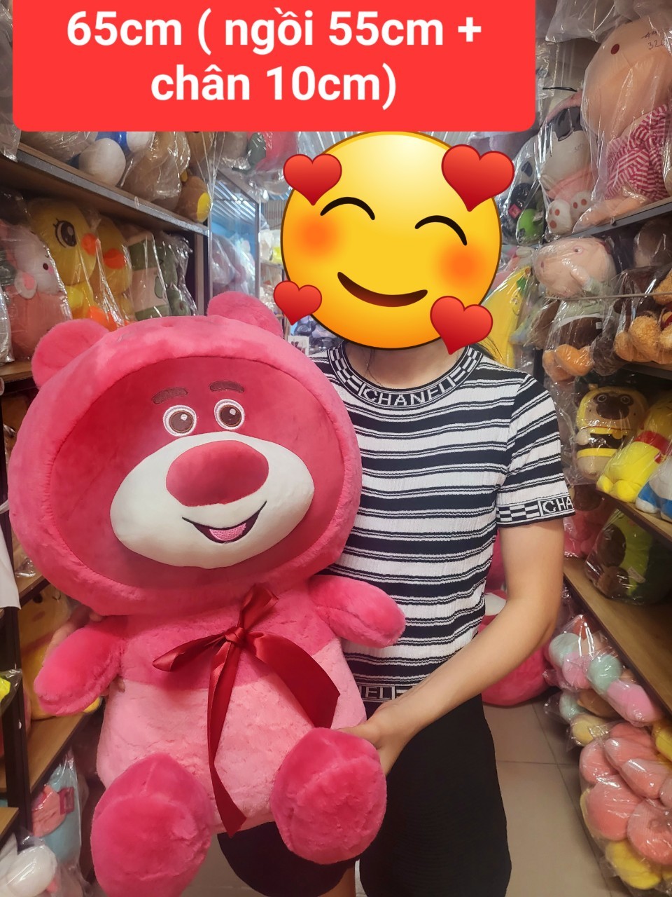 Thú bông,gấu bông gấu dâu,gấu losto dâu
