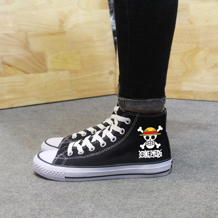 Giày One Piece Luffy cổ cao classic