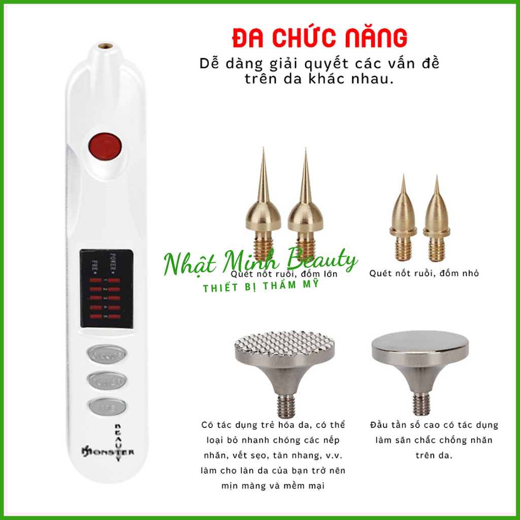 Máy Plasma nhấn mí, đốt nốt ruồi, mụn thịt, xóa nhăn | Máy đốt Plasma