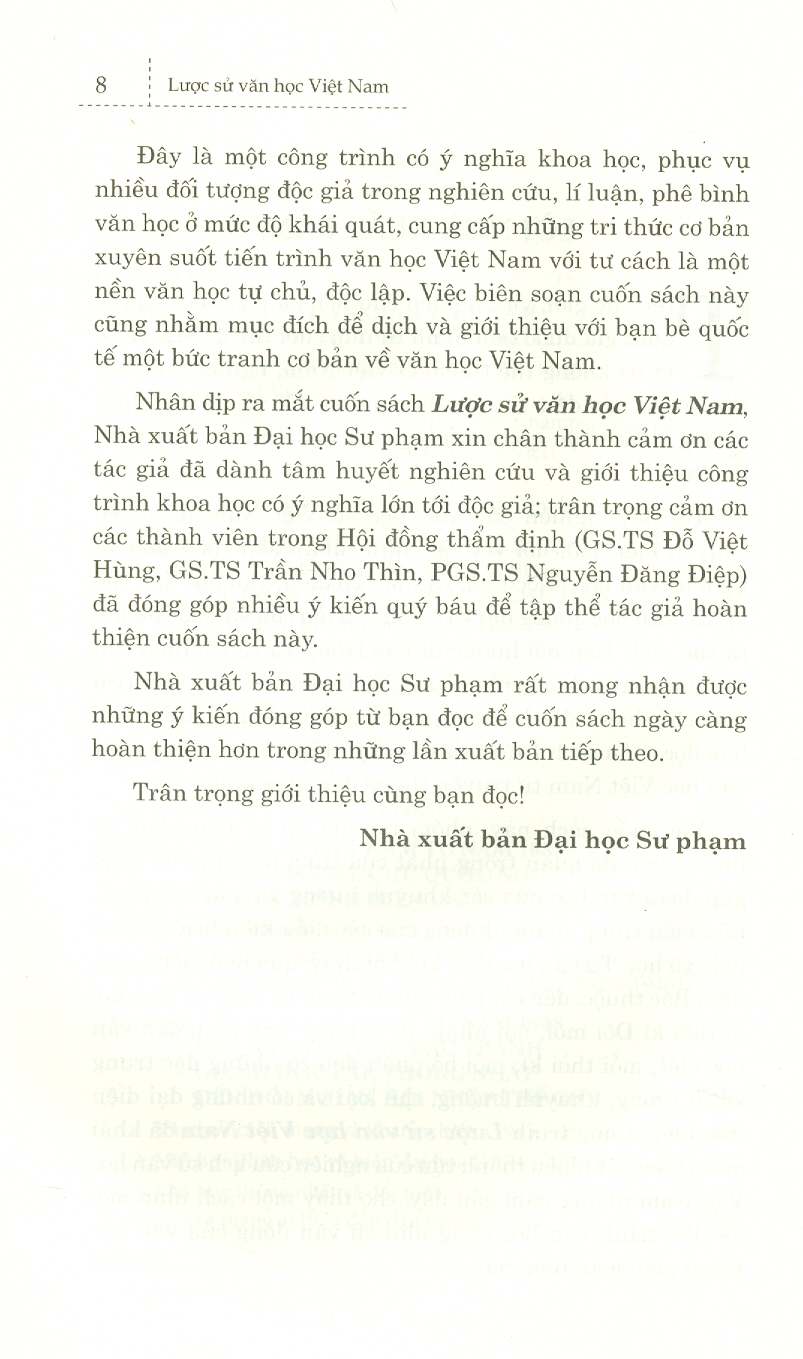 Lược Sử Văn Học Việt Nam
