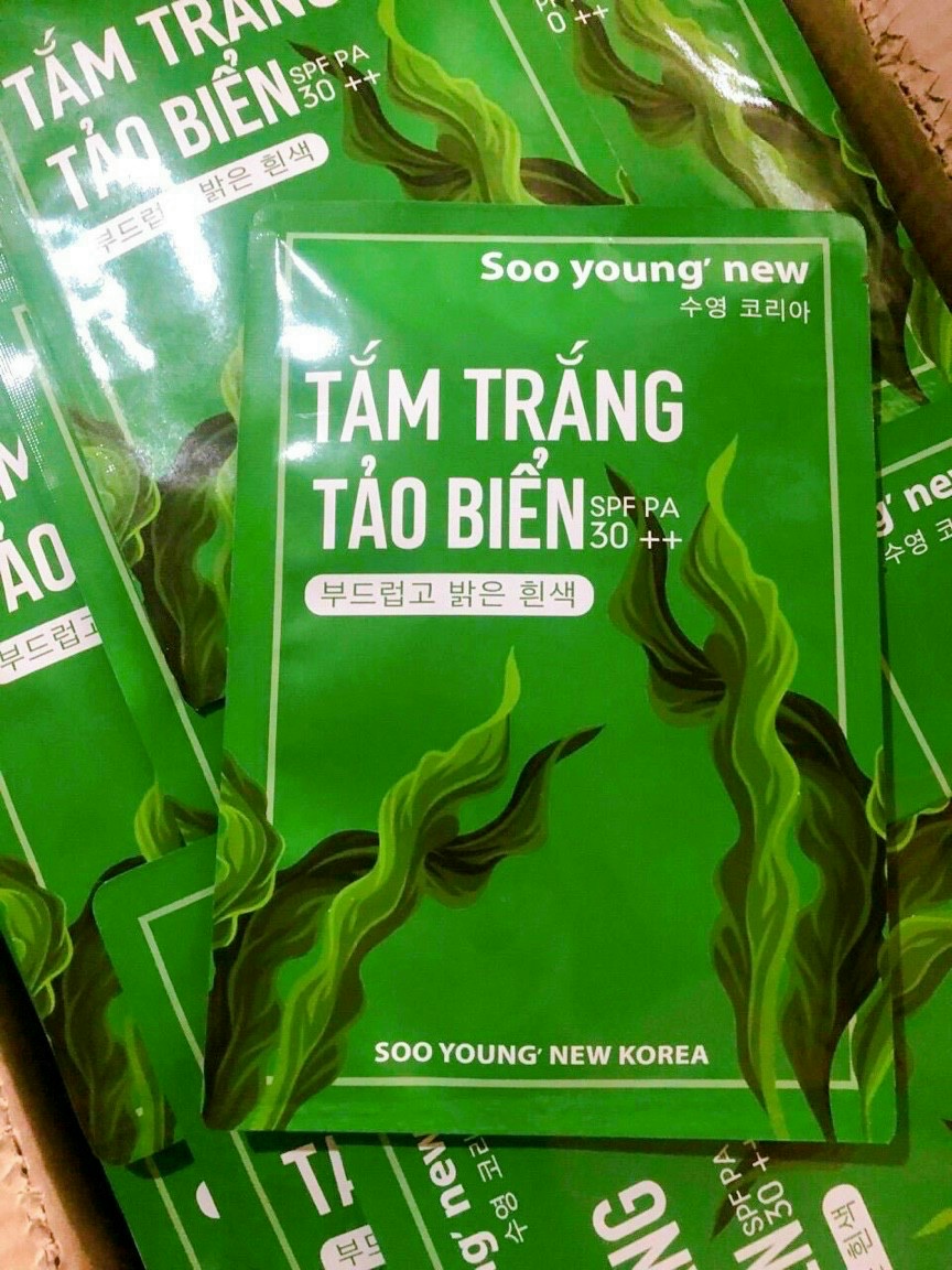 Tắm trắng tảo biển