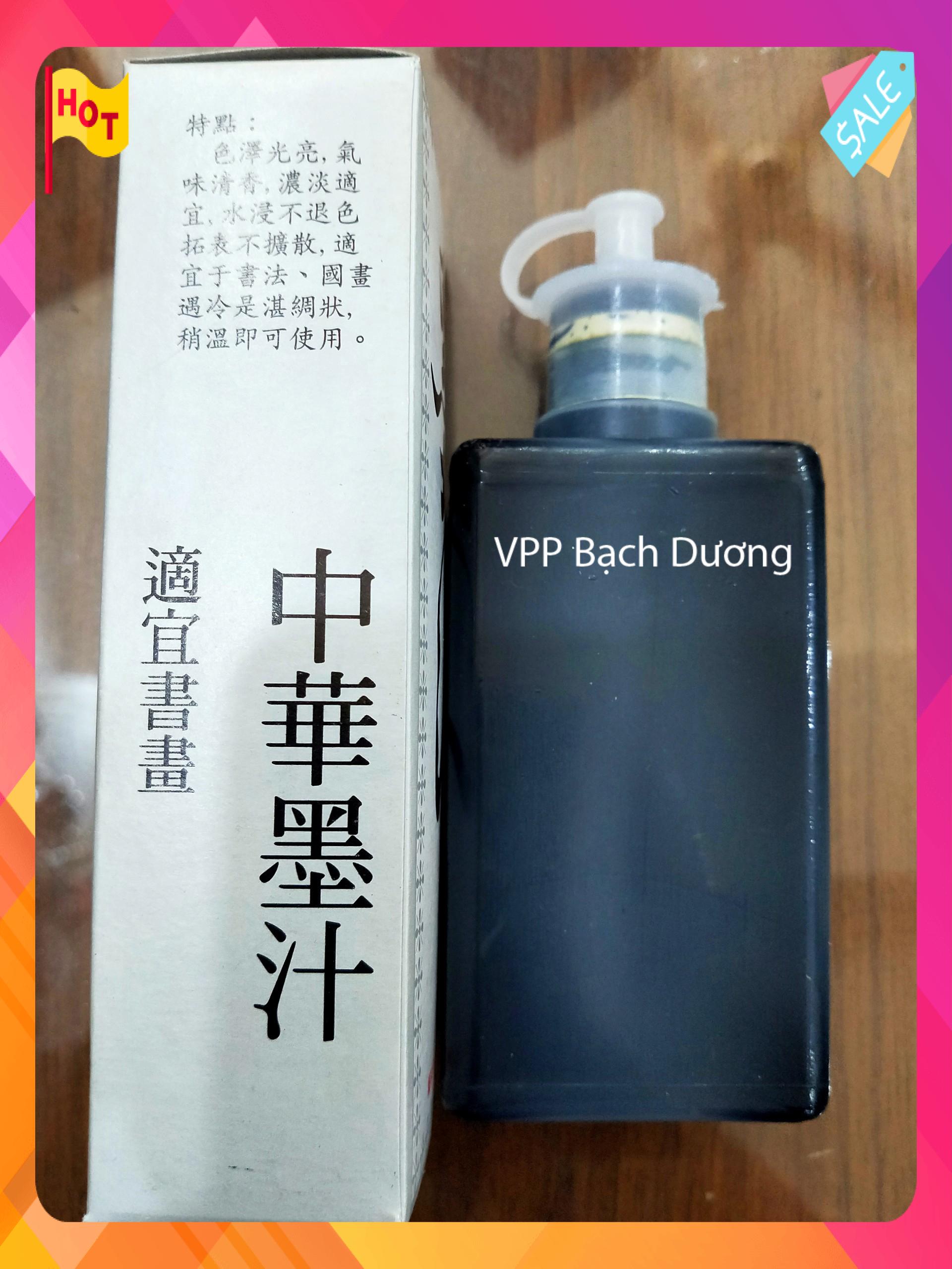 Mực tàu rẻ (màu mực đen,100ml) - chai
