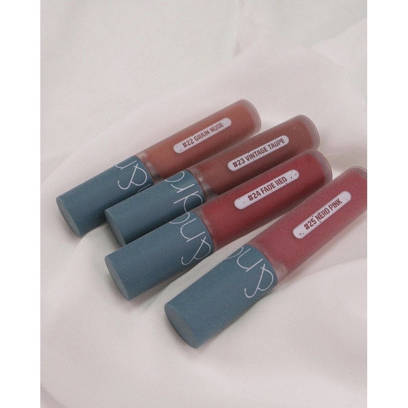 [Màu 22-30]Son kem Romand Zero Velvet Tint