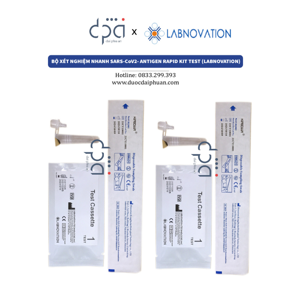 (Combo 2) Bộ Xét Nghiệm Covid-19 SARS-CoV2- Antigen Rapid Test Kit (immunochromatography)