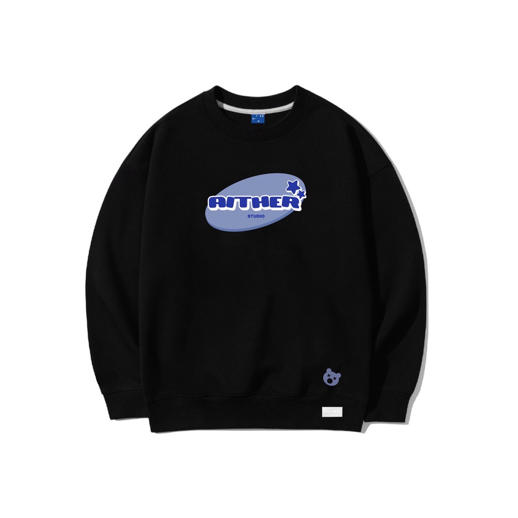 AITHER STUDIO Áo nỉ Sweater Aither tay dài form rộng