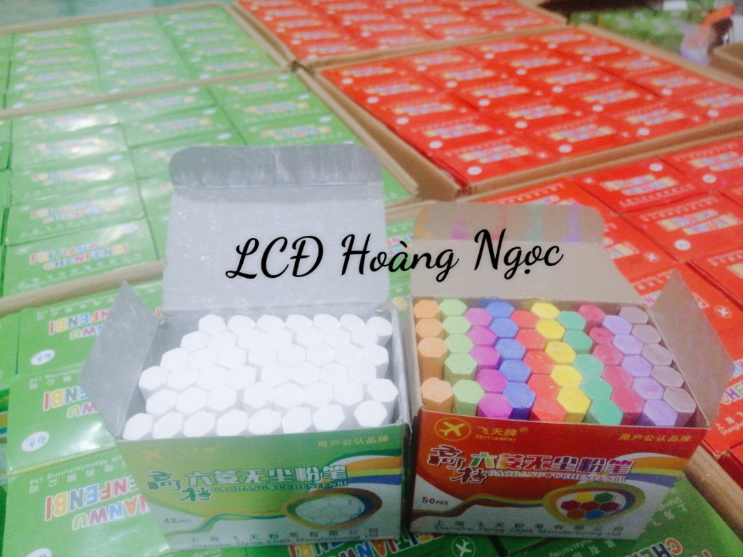 Phấn lục giác trắng - hộp 48 viên
