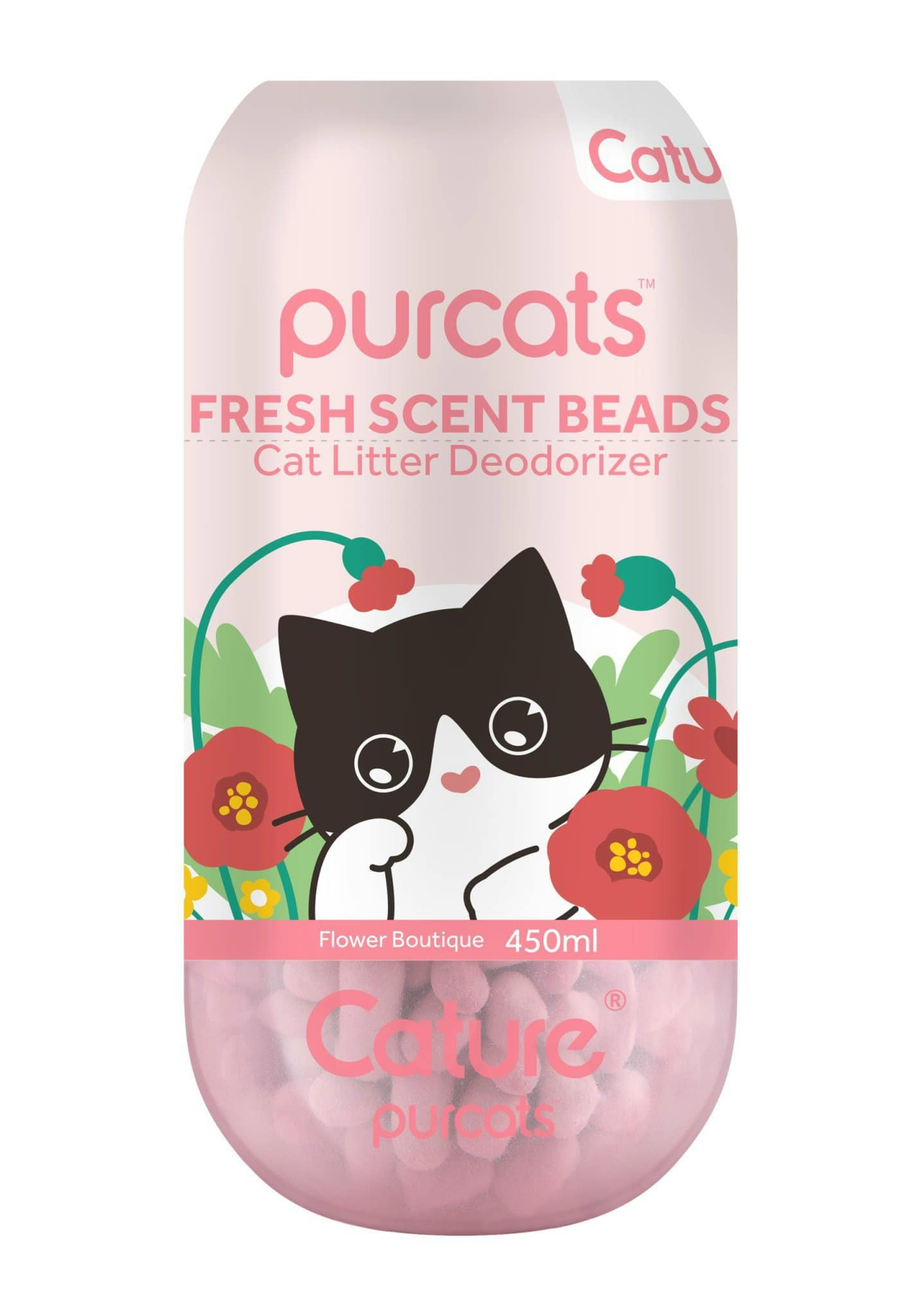 Viên Khử Mùi Cát Mèo Cature (Lon 450ml)