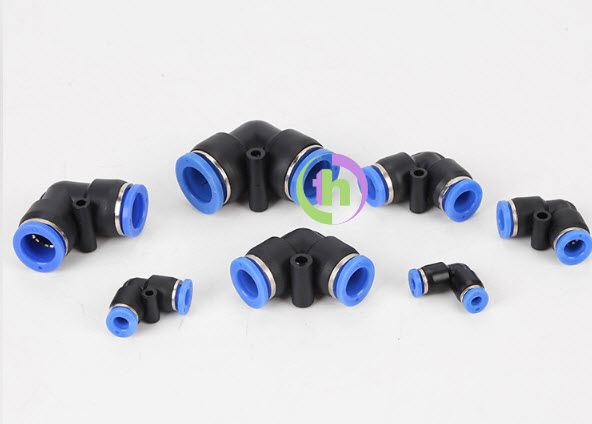 [Combo 20 cái] Co nối ống hơi - Đầu nối hơi khí nén chữ L 4mm - 6mm - 8mm - 10mm -12mm