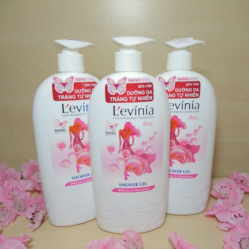 Sữa tắm l'evinia 500ml hồng
