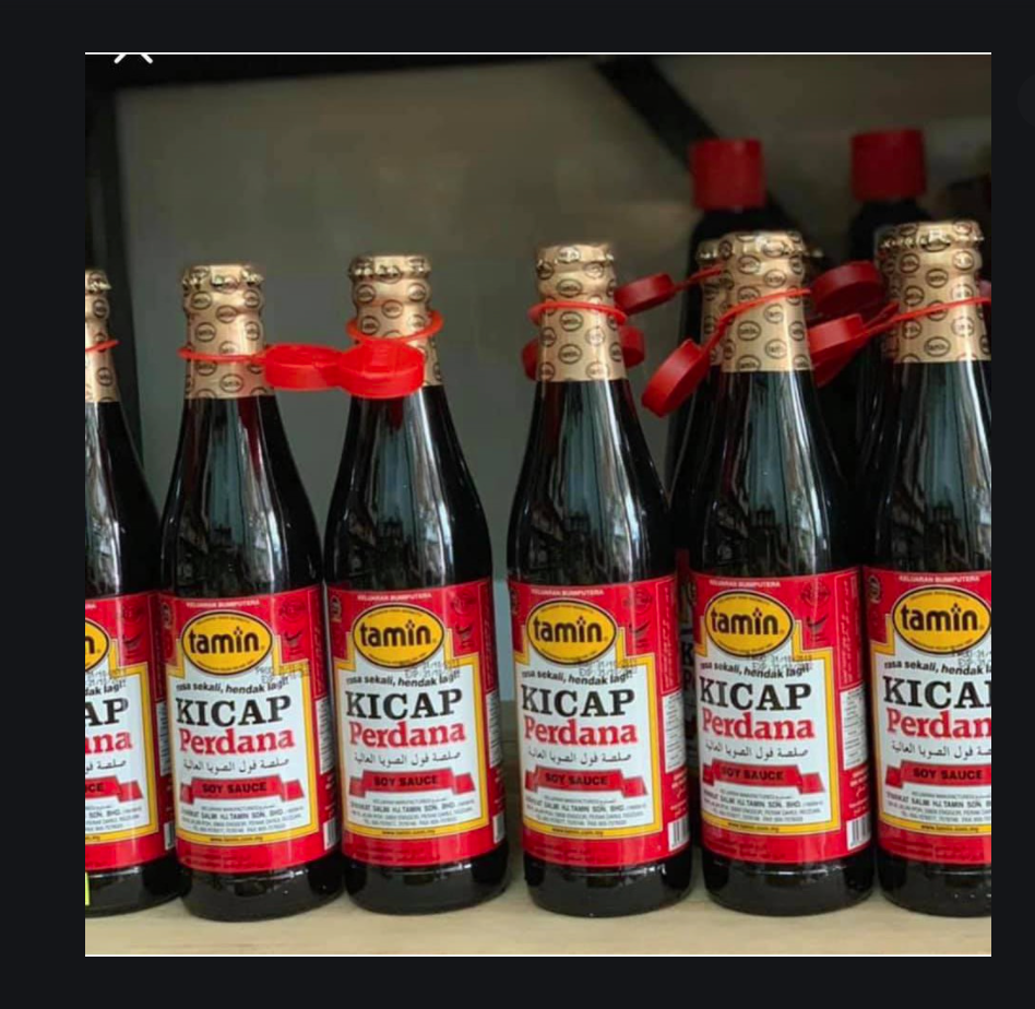 Hắc xì dầu Kipcap Tamin Malaysia chai sành 330ml