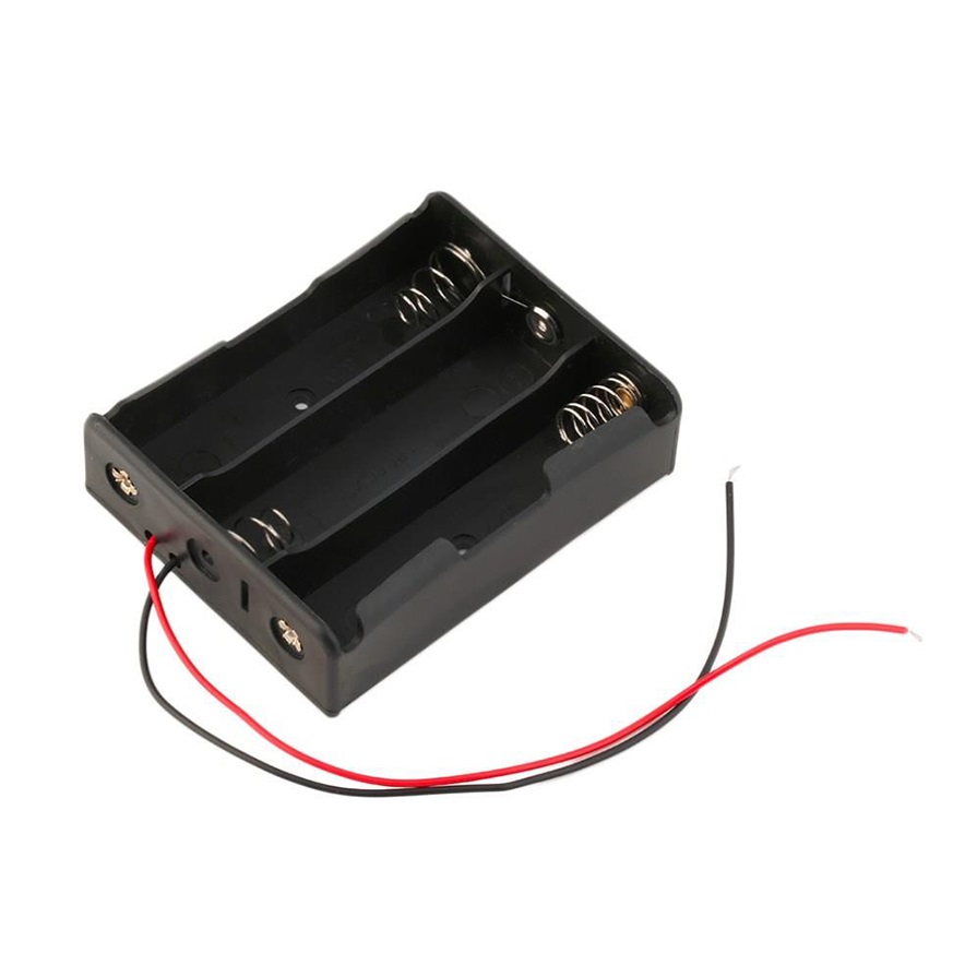 Đế gắn pin 18650 có lò xo, dây hàn sẵn