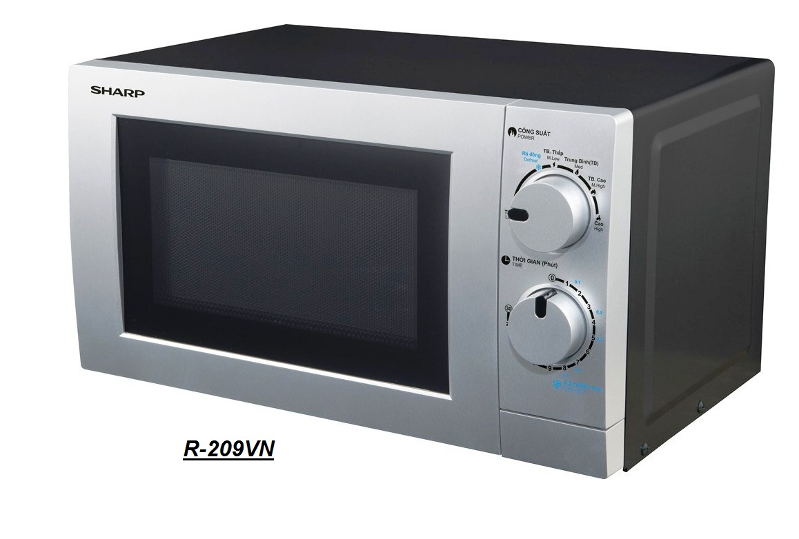Lò vi sóng Sharp R-209VN - 20 lít (Đen/Xám)