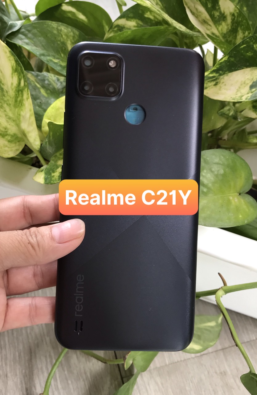 Bộ vỏ sườn Realme C21Y (bộ gồm lương,khung xương,phím , kính camera)