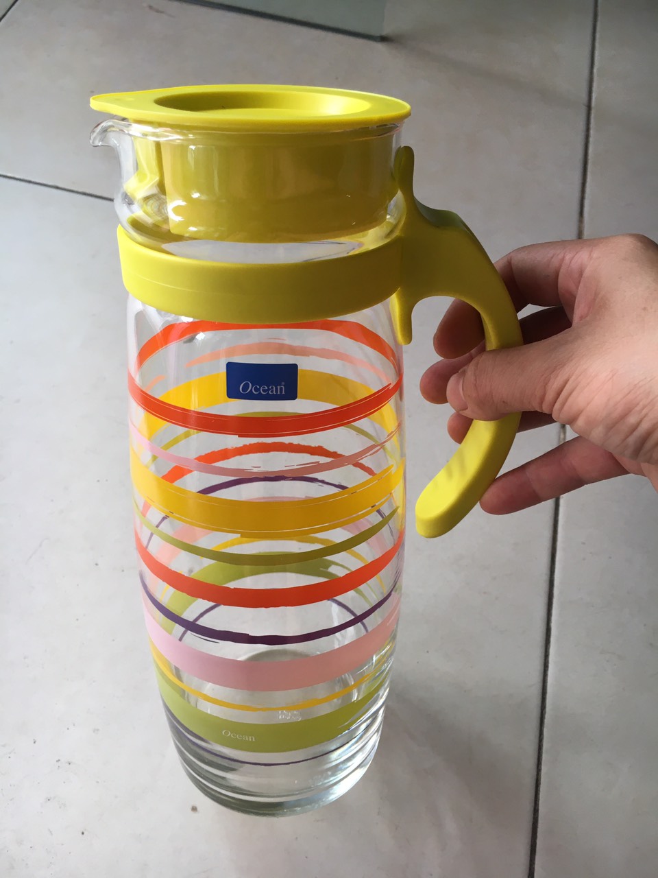 Bình nước thuỷ tinh Ocean 1,6L Thái Lan