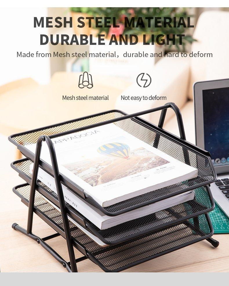 Kệ 3 Tầng Sắt Deli 9181 / 3 Tier