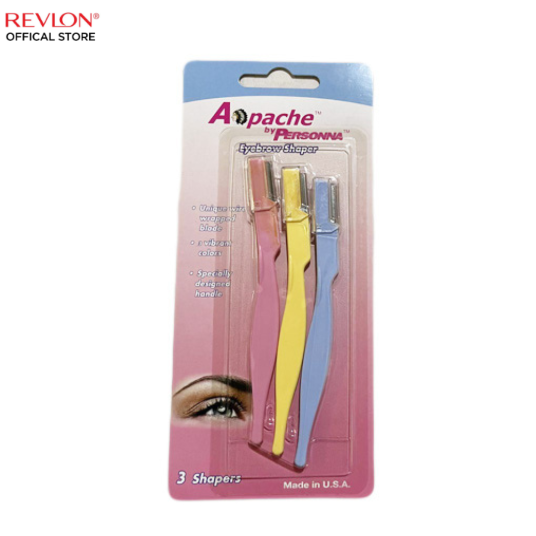 Set 3 Dao Cạo Chân Mày Lưỡi Đơn - Apache by Personna Eyebrow