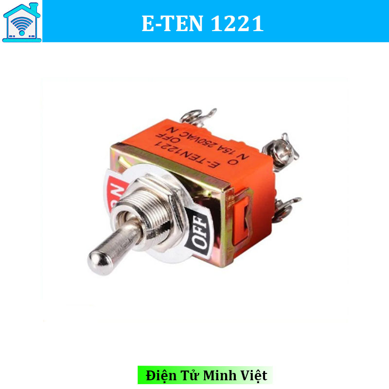 Công Tắc Gạt Đôi E-TEN 1221 15A/250V 2 Chế Độ ON-OFF 4P