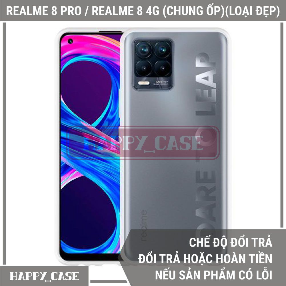 Ốp Lưng Điện Thoại Realme 8 Pro / Realme 8 4G (Chung Ốp Lưng)(Loại Đẹp) Thin Transparent Silicon