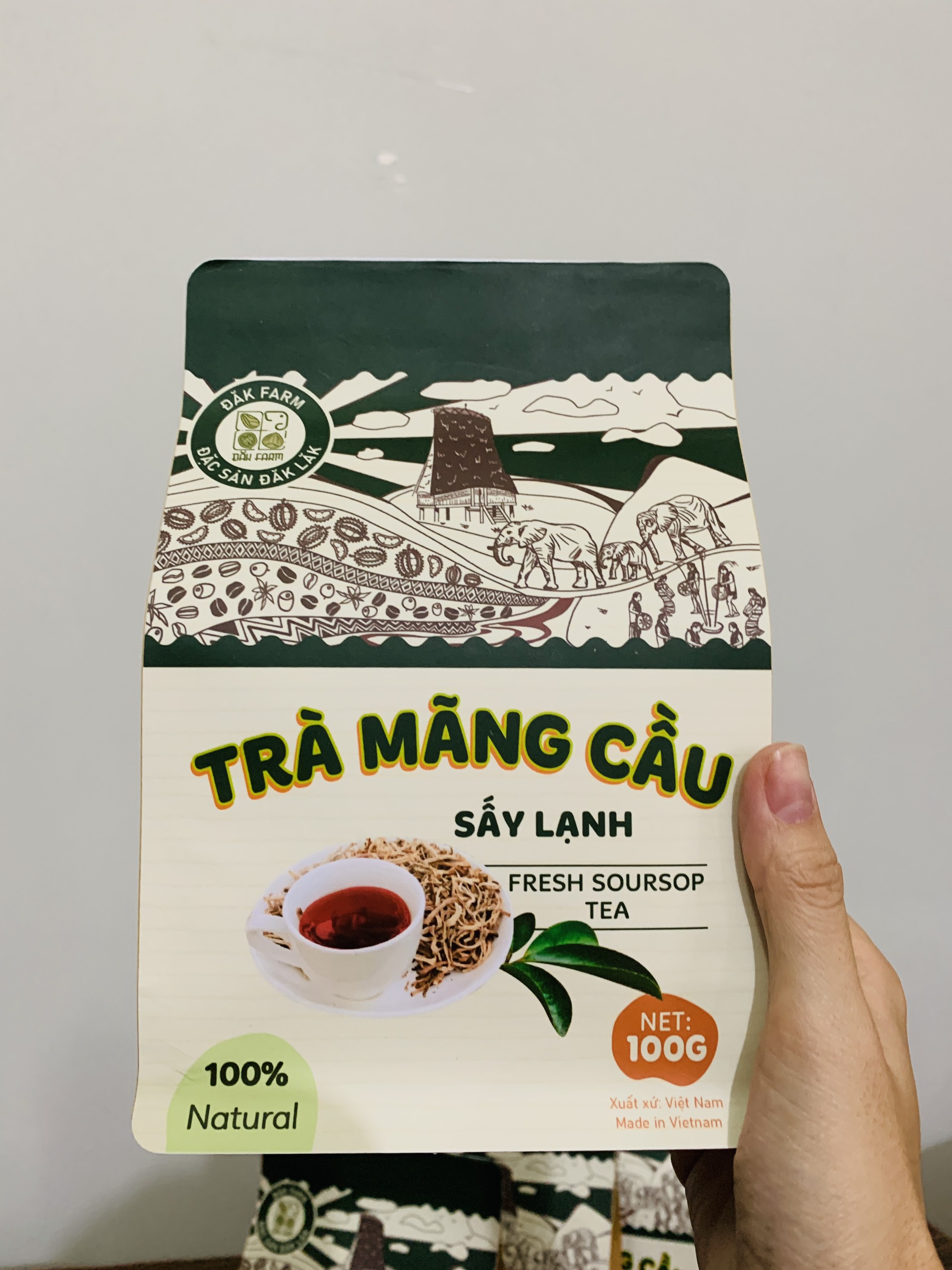 TRÀ MÃNG CẦU SẤY LẠNH- ĐẮK FARM (100Gr)