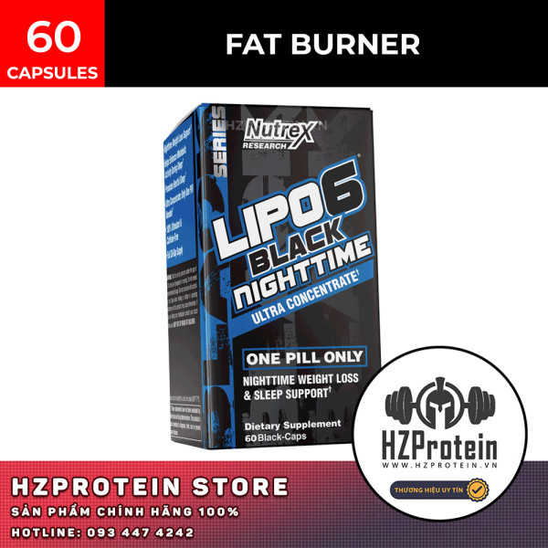 NUTREX LIPO6 NIGHT TIME, VIÊN UỐNG HỖ TRỢ GIẢM MỠ, 60 VIÊN giá rẻ