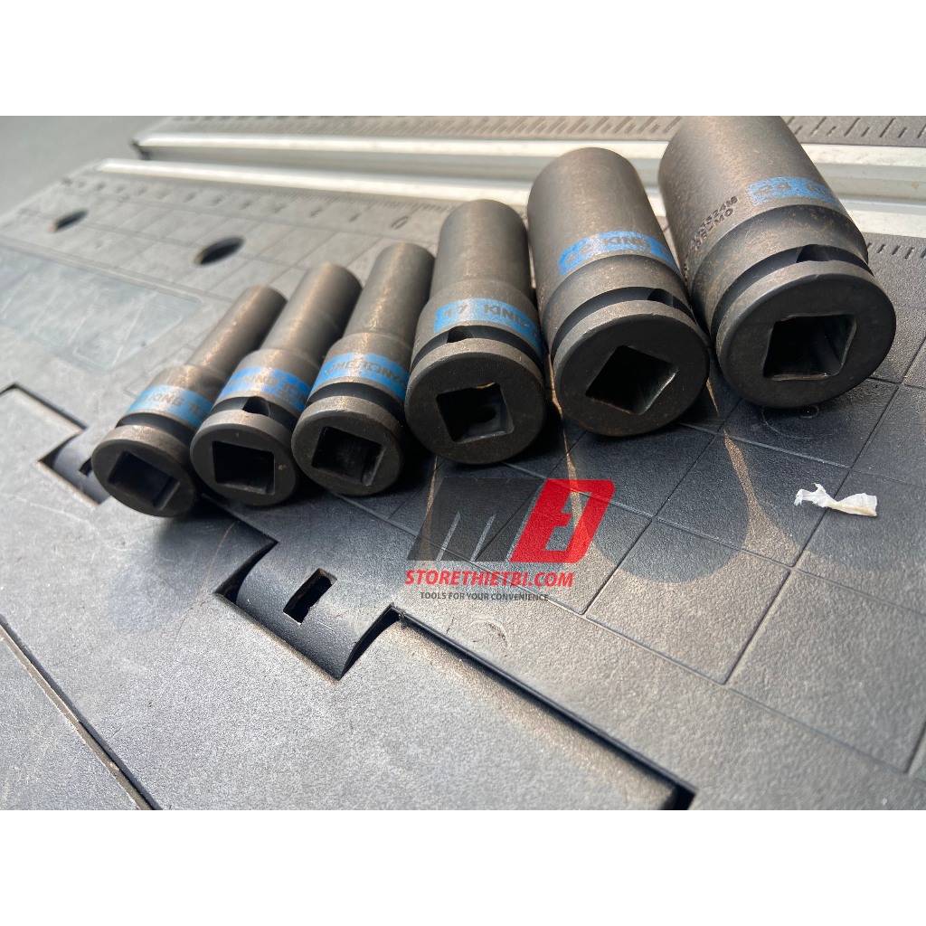 Tuýp dài 78mm - 80mm chuẩn khẩu 1/2inch kingtony / thép cr-mo /