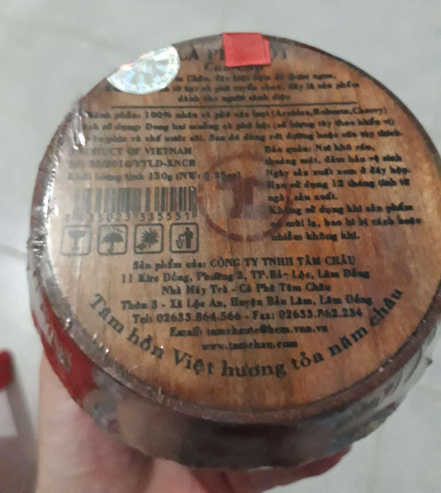 [HCM]5 HỘP CÀ PHÊ TÂM CHÂU HÌNH TRỐNG