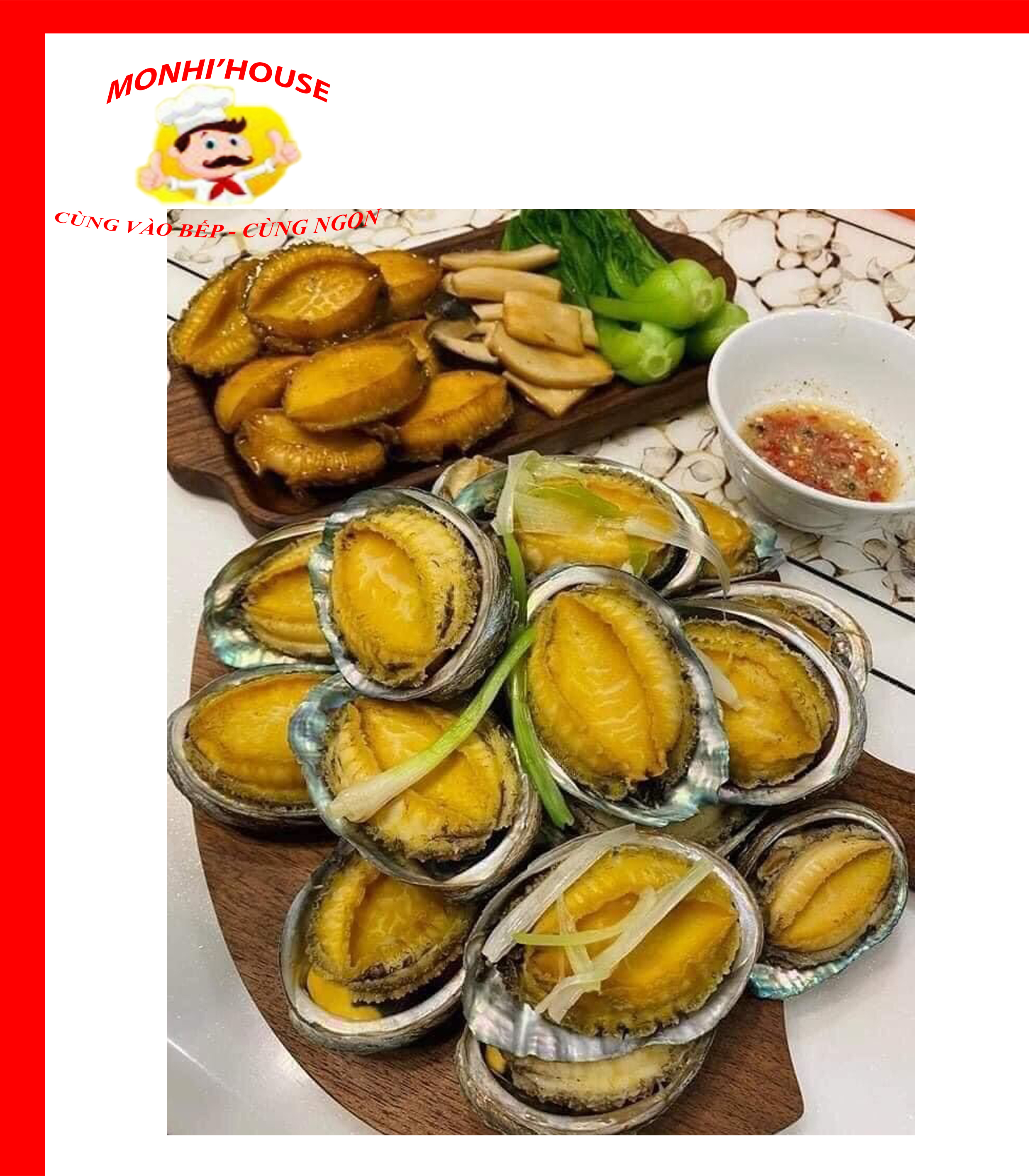 1kg bào ngư Hàn Quốc Korean Abalone(18-20 con/kg)