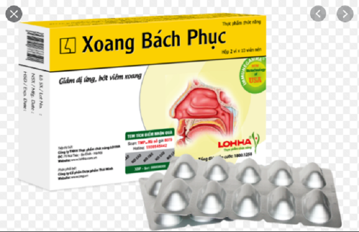 XOANG BÁCH PHỤC – HỖ TRỢ V IÊM MŨI , V IÊM XOANG