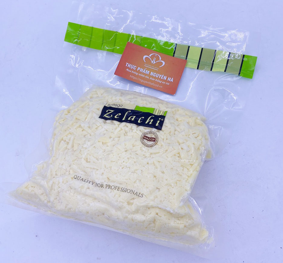 Phô mai bào sợi Mozzarella Zelachi (CHỈ GIAO ĐƯỢC 2H TẠI TPHCM)