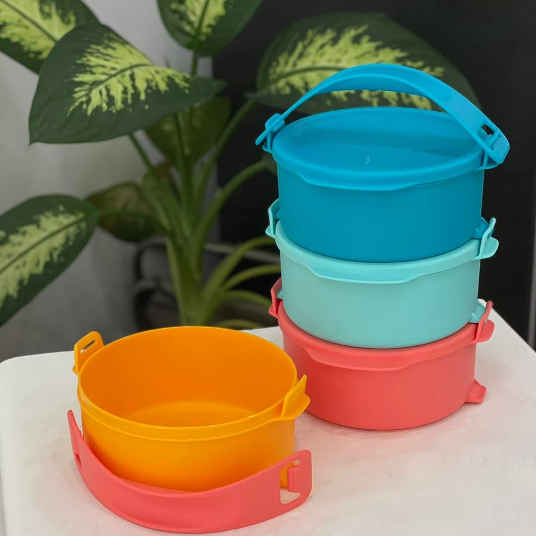 Bộ Hộp Cơm Tupperware Small Round Click To Go - Tupperware Mall Chợ Lớn
