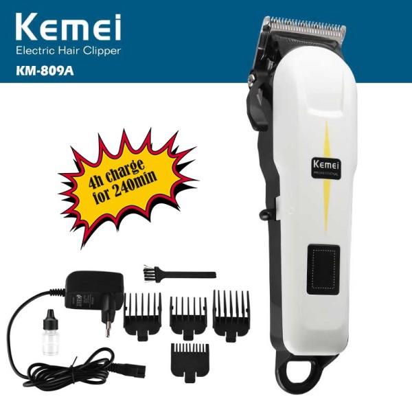 Tông đơ cắt tóc  LCD Kemei KM-809A cao cấp