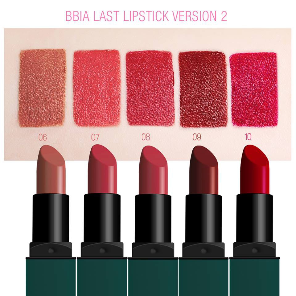 Son lì Bbia Last Lipstick Version 2 ( 5 màu) cưc xịn