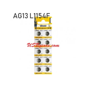 Battery ag13 357 l1154f lr44 sr44 a76 1.5v vinnic