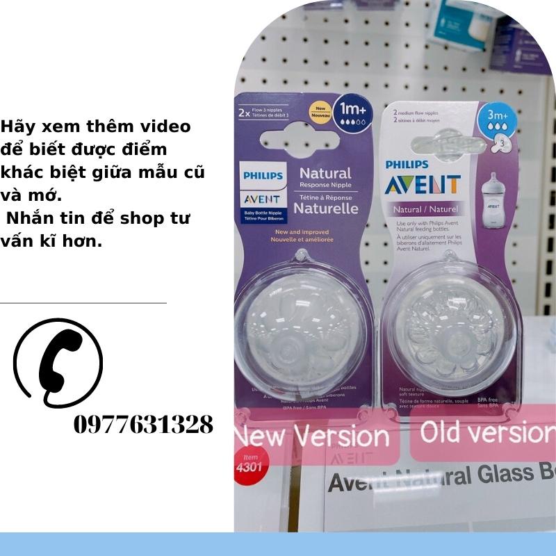 Bình Sữa 𝗣𝗵𝗶𝗹𝗶𝗽𝘀 𝗔𝘃𝗲𝗻𝘁 𝗡𝗮𝘁𝘂𝗿𝗮𝗹 125/260/330Ml   💖💖 Bình Sữa Cổ Rộng